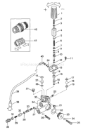 Page M Diagram and Parts List for A2701  Briggs and Stratton Pressure Washer